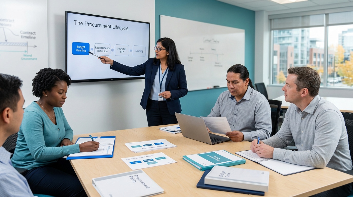 Where procurement budget planning fits in the procurement lifecycle