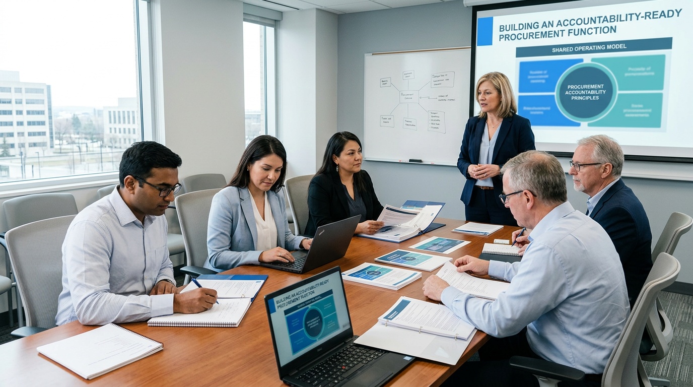 Building an accountability-ready procurement function through shared processes