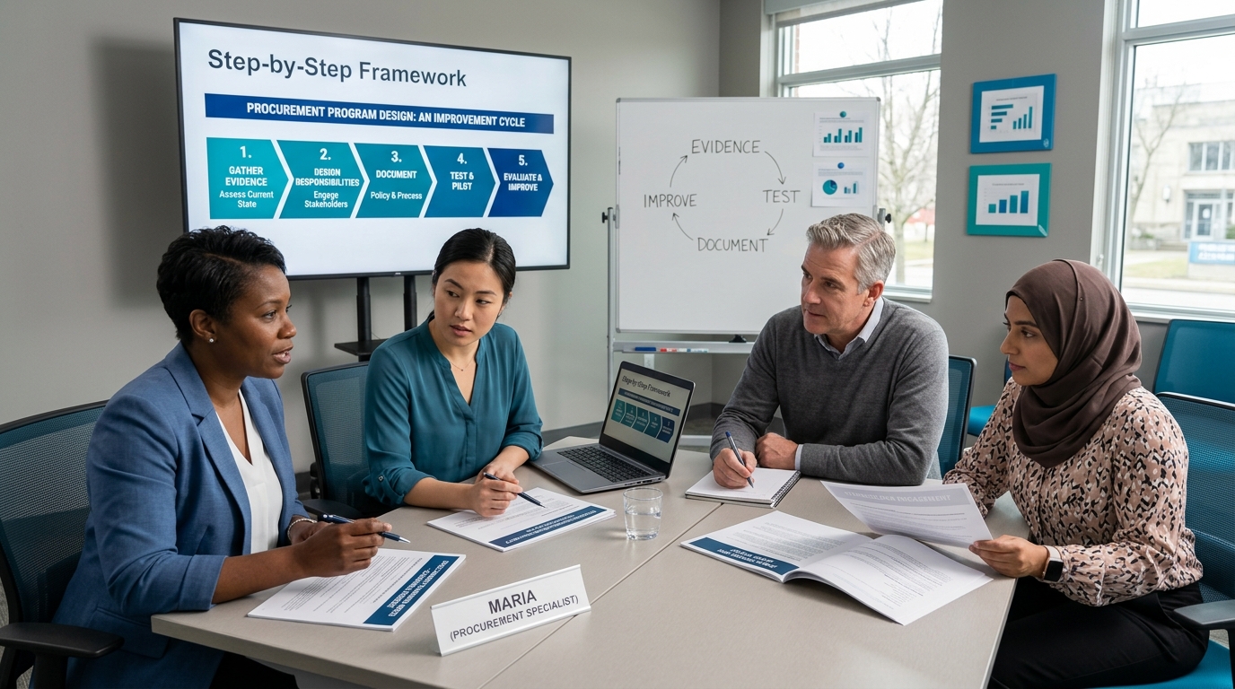 A Step-by-Step Framework for Designing Your Procurement Program