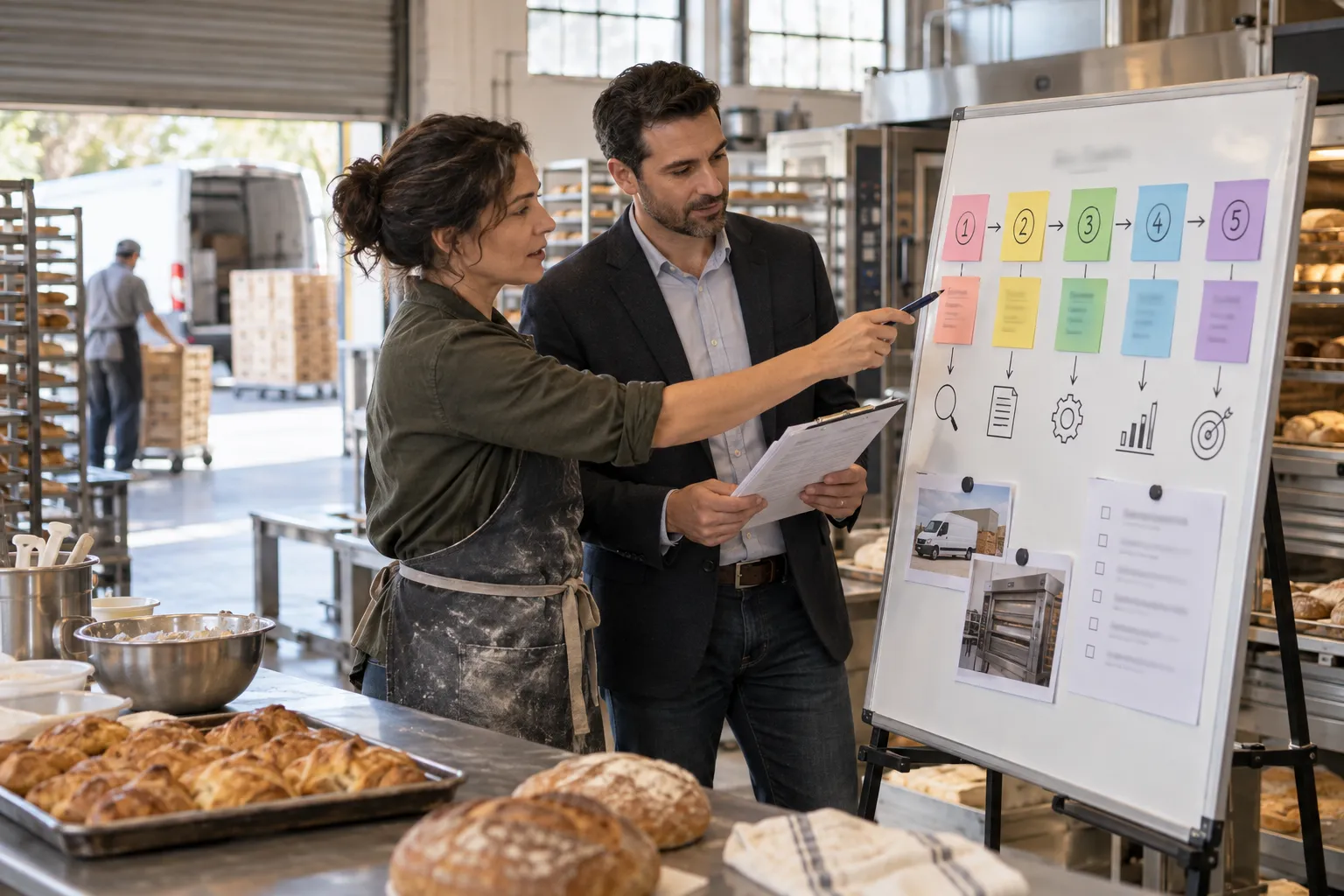 Tax Savings Evaluation: A Business Owner's Guide to Identifying and Implementing Tax Strategies Financial advisor reviewing tax savings charts with client at desk