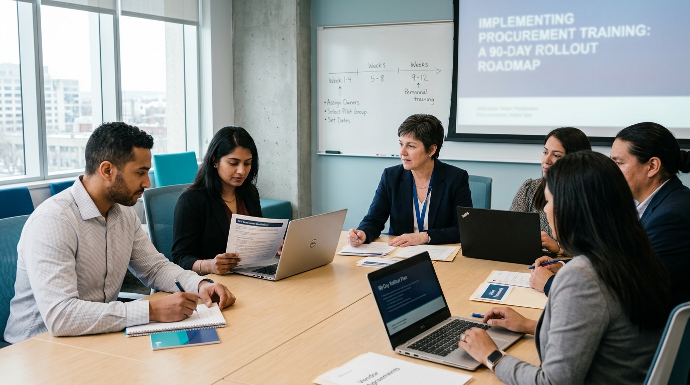Implementing Your Procurement Training Plan: A 90-Day Rollout Roadmap