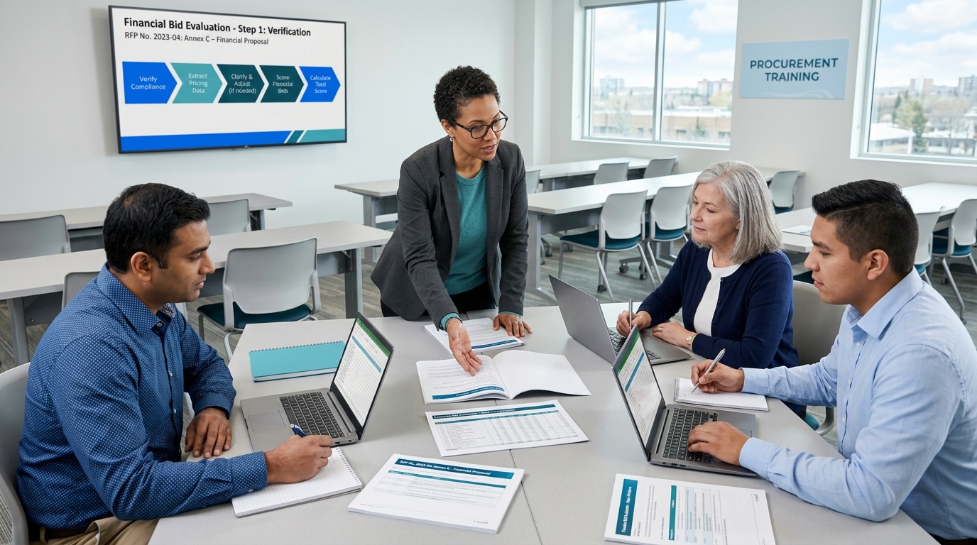 How to evaluate a financial bid, step by step