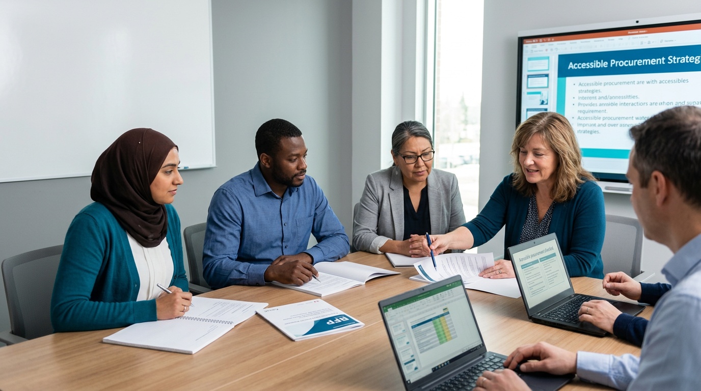 Build shared capability for accessible procurement
