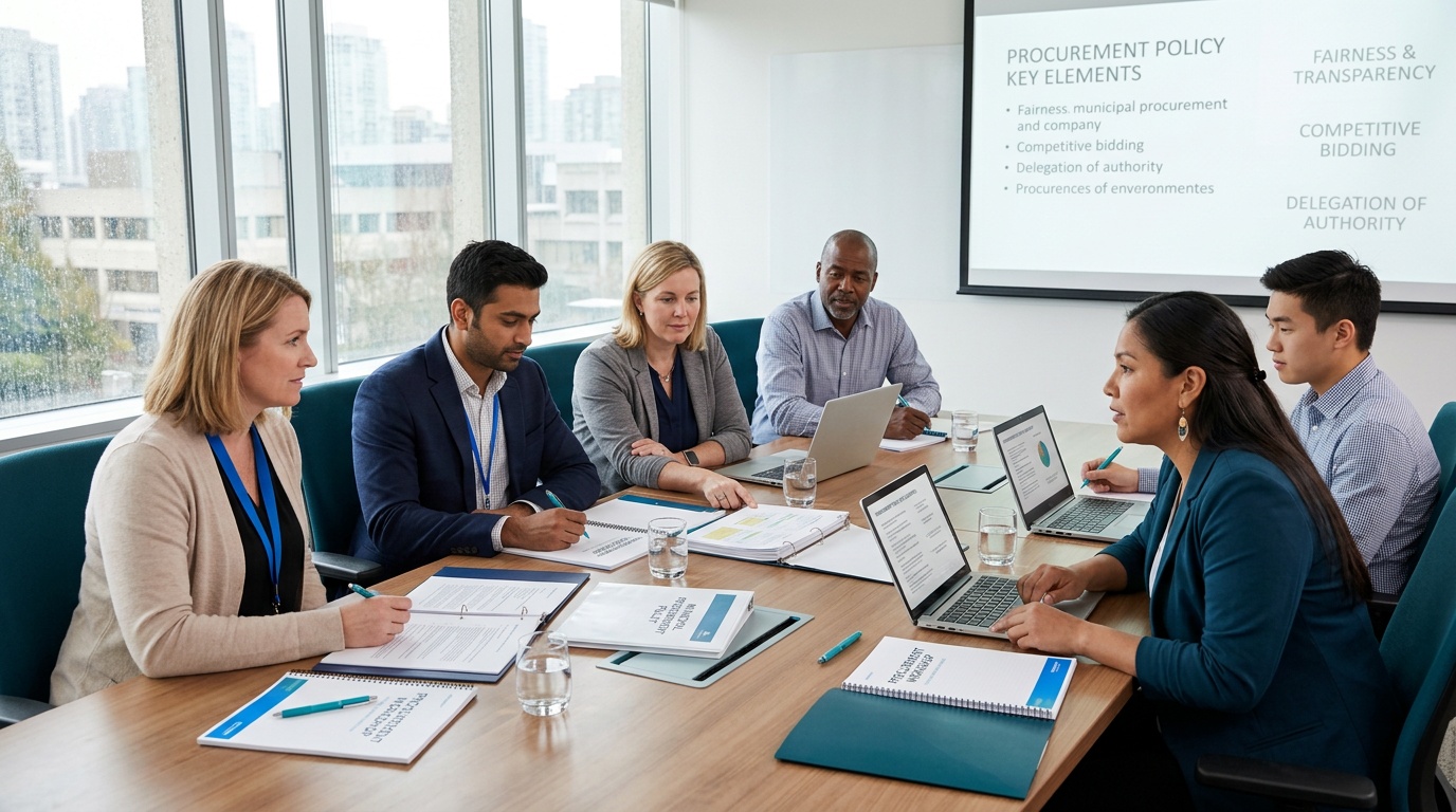 What a municipal procurement policy should include