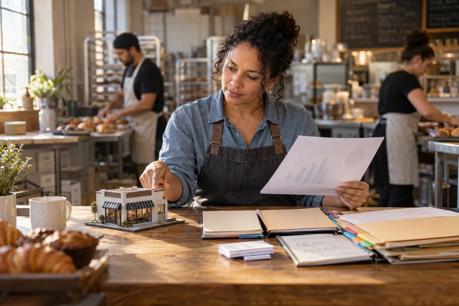 Tax Planning for Business Owners: Legal Strategies to Reduce Your Tax Burden Tax advisor reviewing entity structure documents and QBI deduction charts at desk