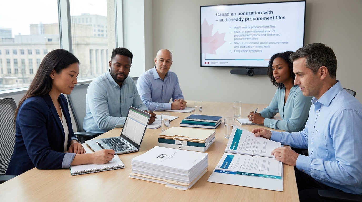 What belongs in an audit-ready procurement file, stage by stage
